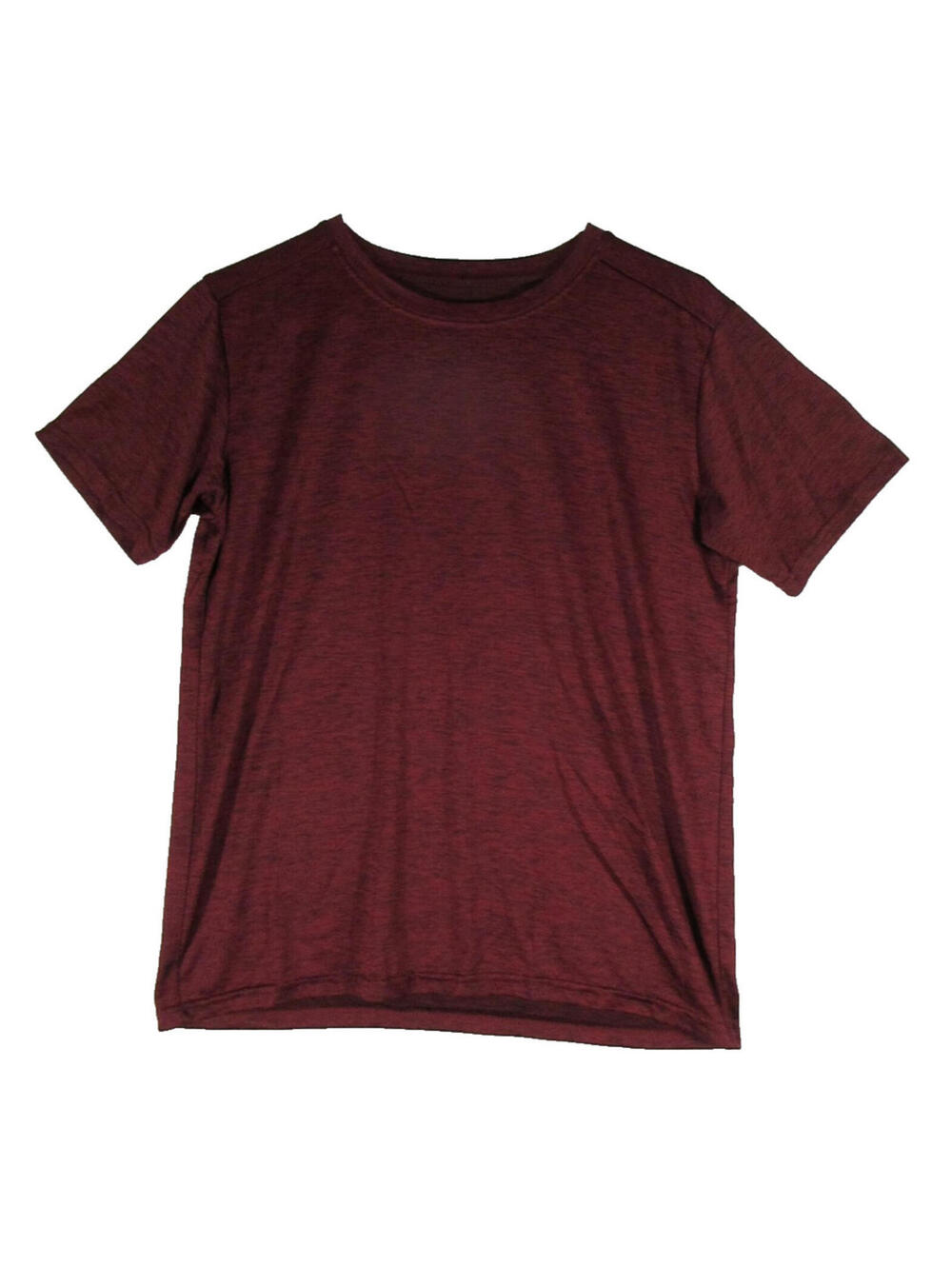 Real Essentials Mens Performance T-Shirt Crew Neck Short Sleeve Size S Red